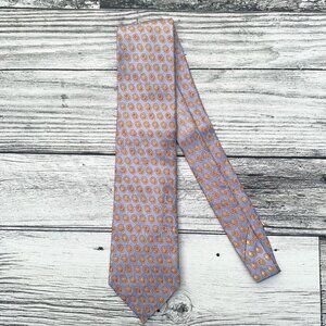 Ermenegildo Zegna Floral Print Silk Tie